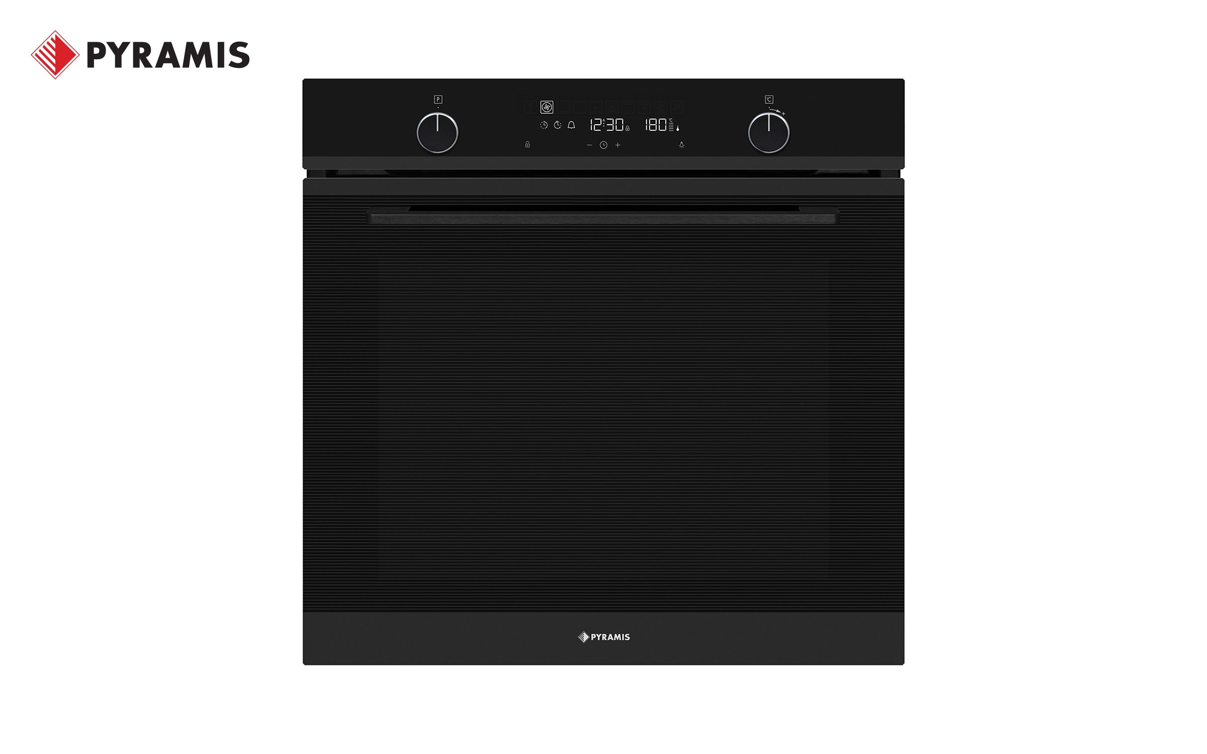 Cuptor incorporabil Pyramis, negru  1